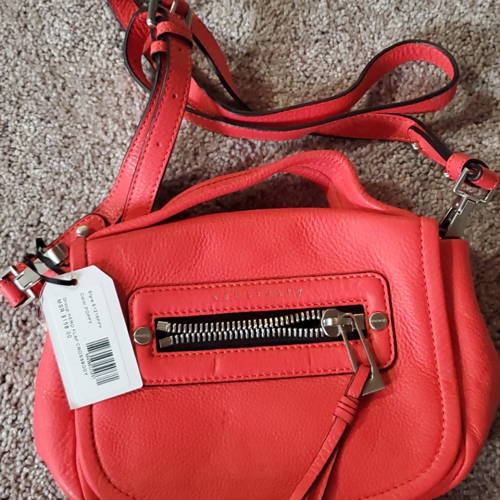 Sanctuary  "hero" poppy colored crossbody